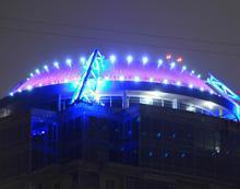 Архитектурное освещение жилого комплекса «Кутузовская Ривьера» 