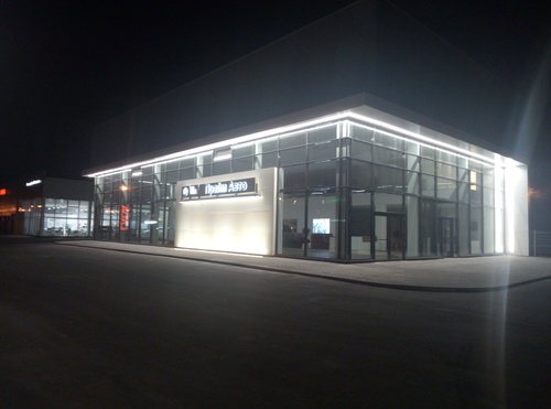 Проект «Икслайт»: система освещения автоцентра BMW в Магнитогорске